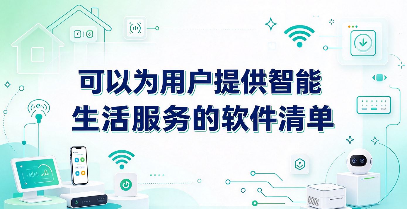 可以为用户提供智能生活服务的软件清单