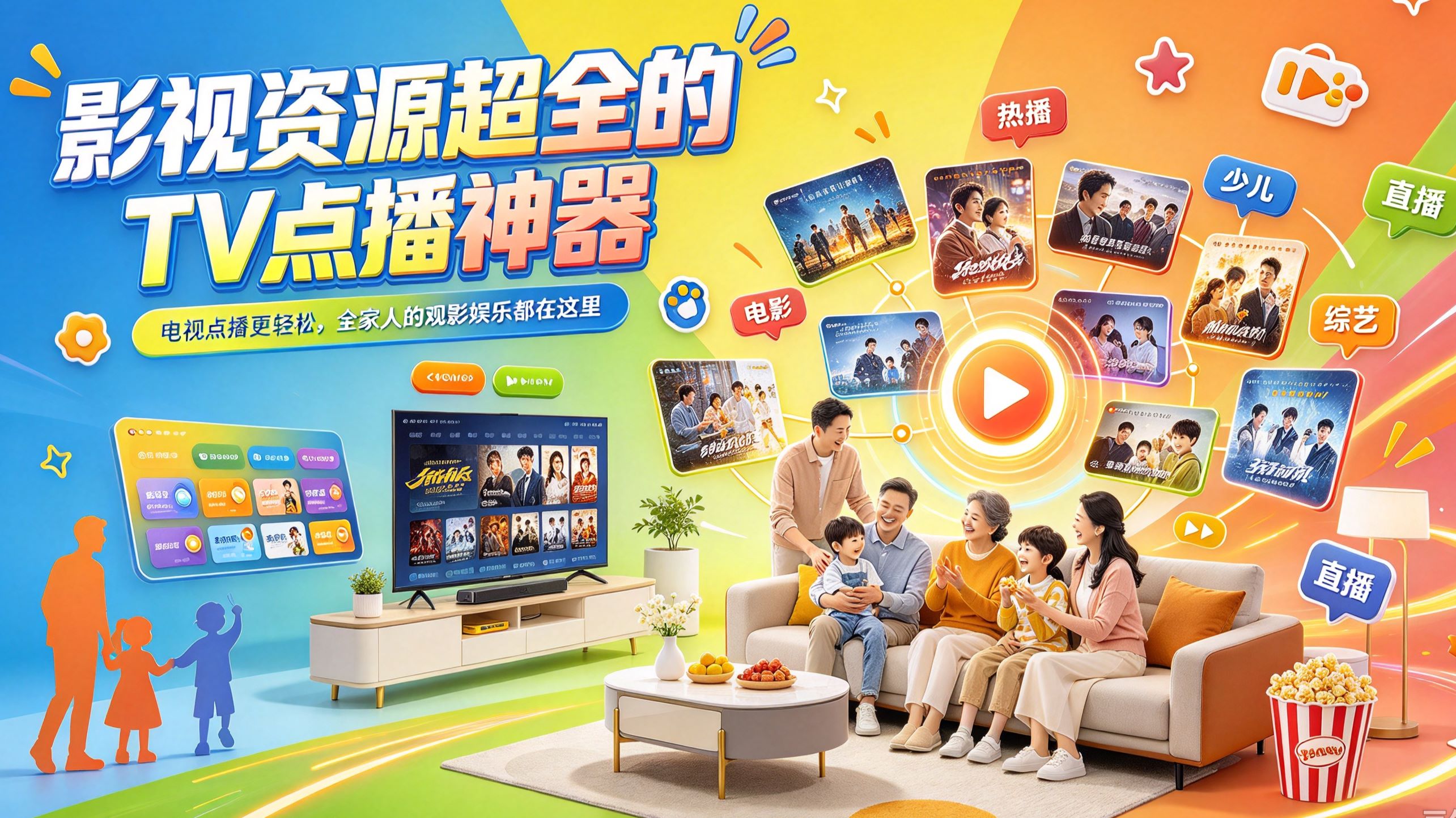 影视资源超全的TV点播神器