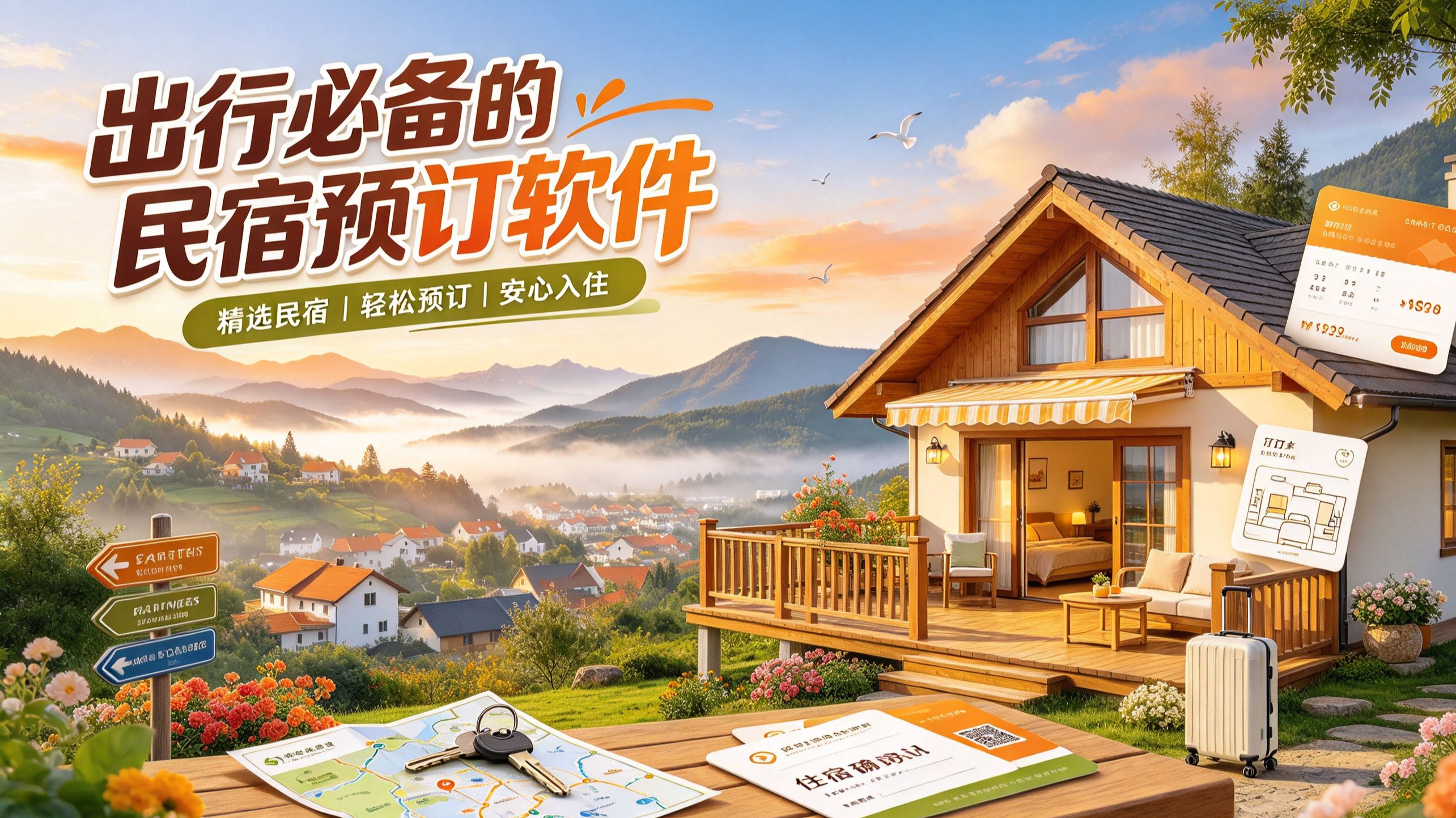 出行必备的名宿预定软件