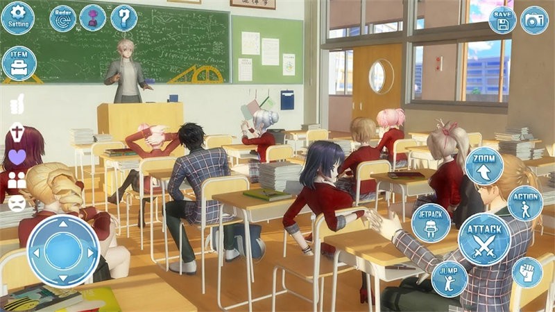 动漫校园约会模拟器截图3