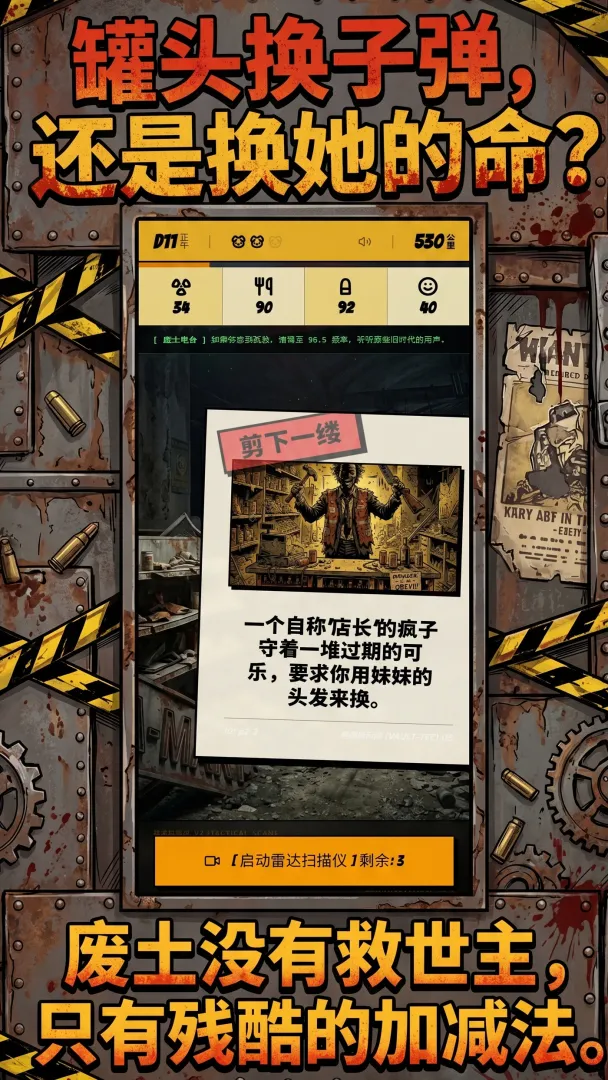 废土：带妹妹逃亡截图2