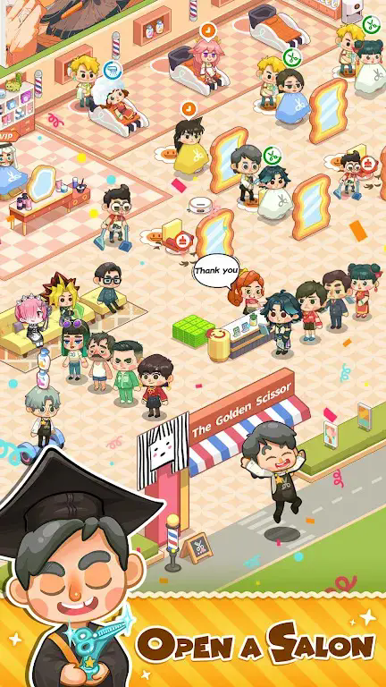托尼带水发型屋无限金币版截图2
