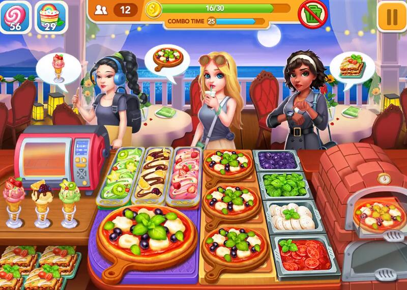 烹饪狂潮无限金币钻石版截图1