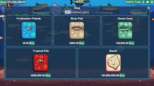 轻松水族馆无限金币版截图4