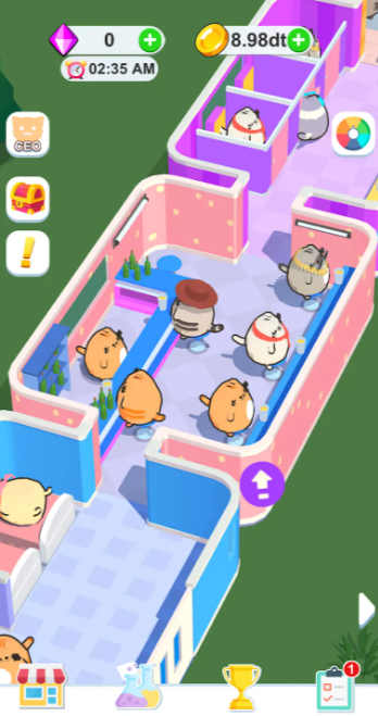 猫咪火车大亨无限金币版截图2