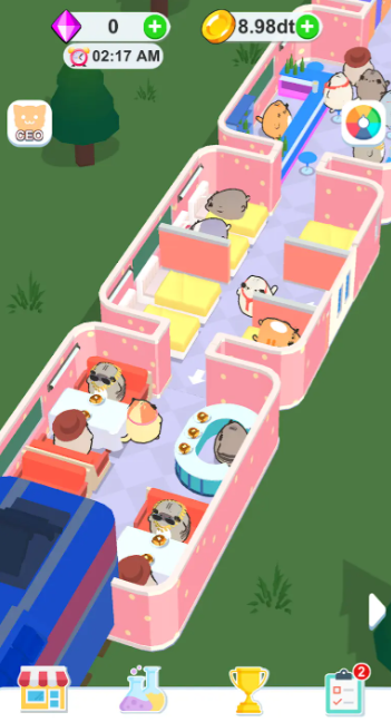 猫咪火车大亨无限金币版截图3