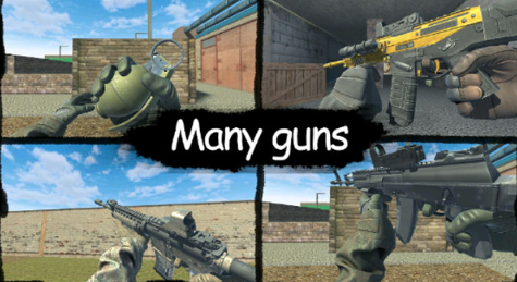 操控射击CS无限金币版截图1