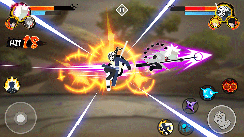 火柴人忍者3v3竞技场截图3