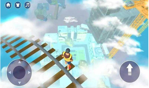 天空跑酷无限金币版截图1