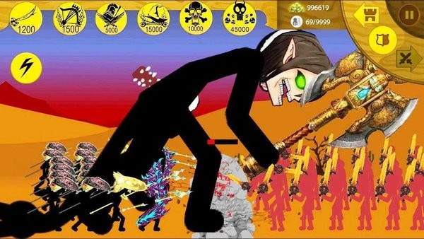 火柴人战争遗产绿色钥匙修改器截图4