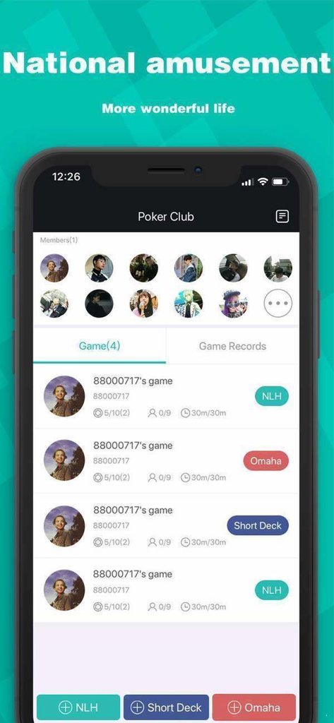 wepoker轻量版ios截图4