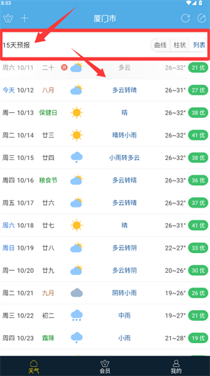 七彩天气截图2