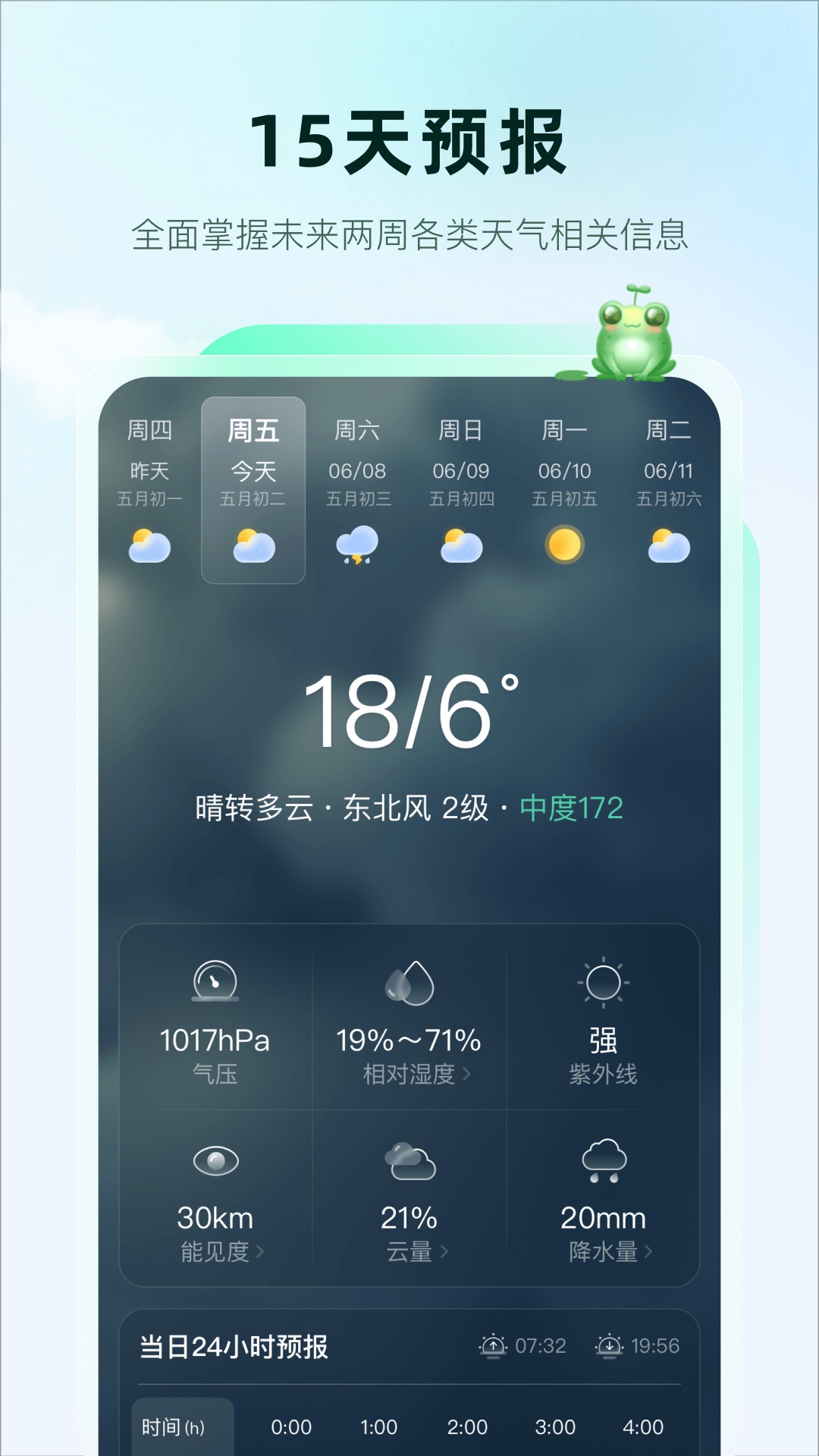 呱呱天气截图4