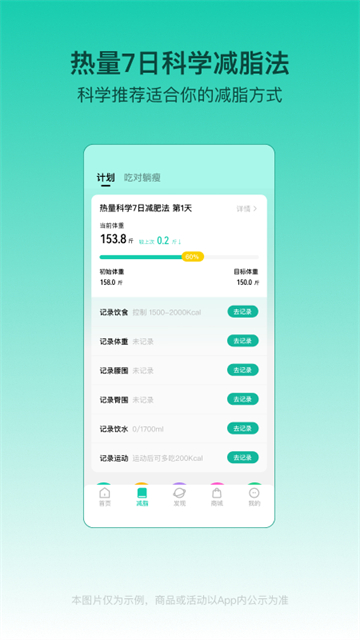 热量减肥法截图2