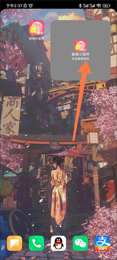 鲸鱼小组件截图2