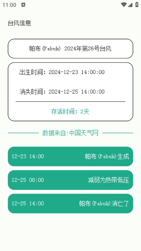 像素小天气截图2