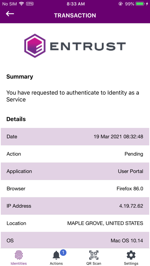 Entrust Identity截图3