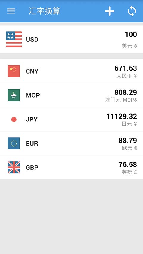汇率速查截图2