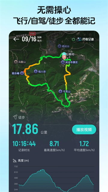 足迹记录截图3