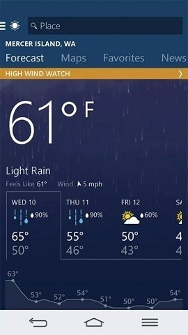 MSN微软天气截图1