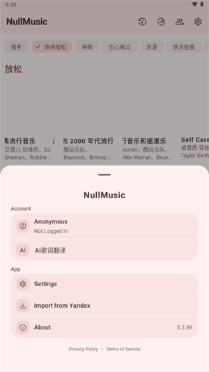 NullMusic截图2