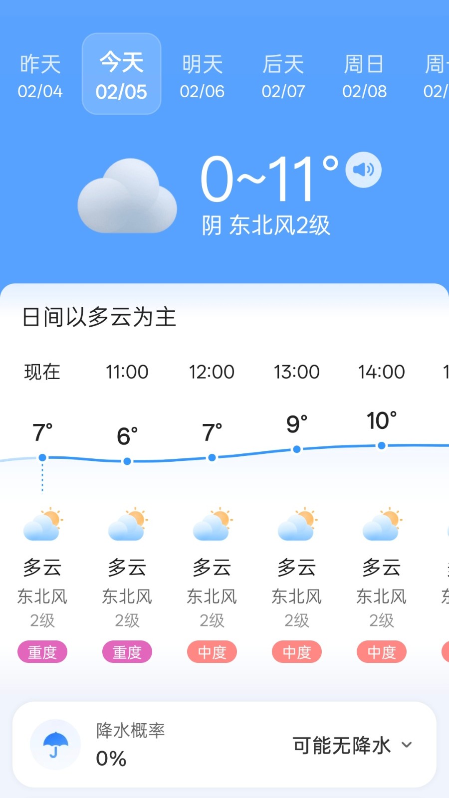 知温天气截图1