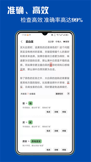 错别字检查截图2