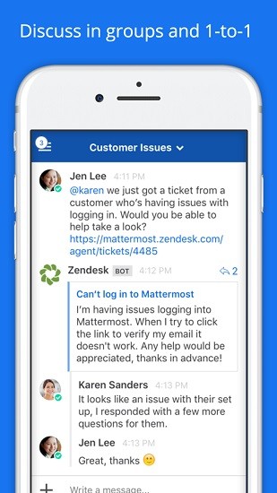 Mattermost截图2