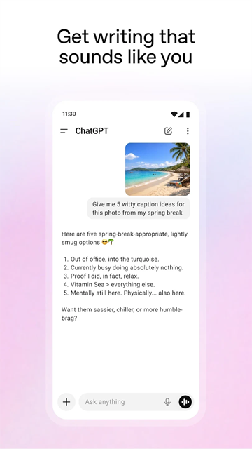 ChatGPT个人专用版截图1