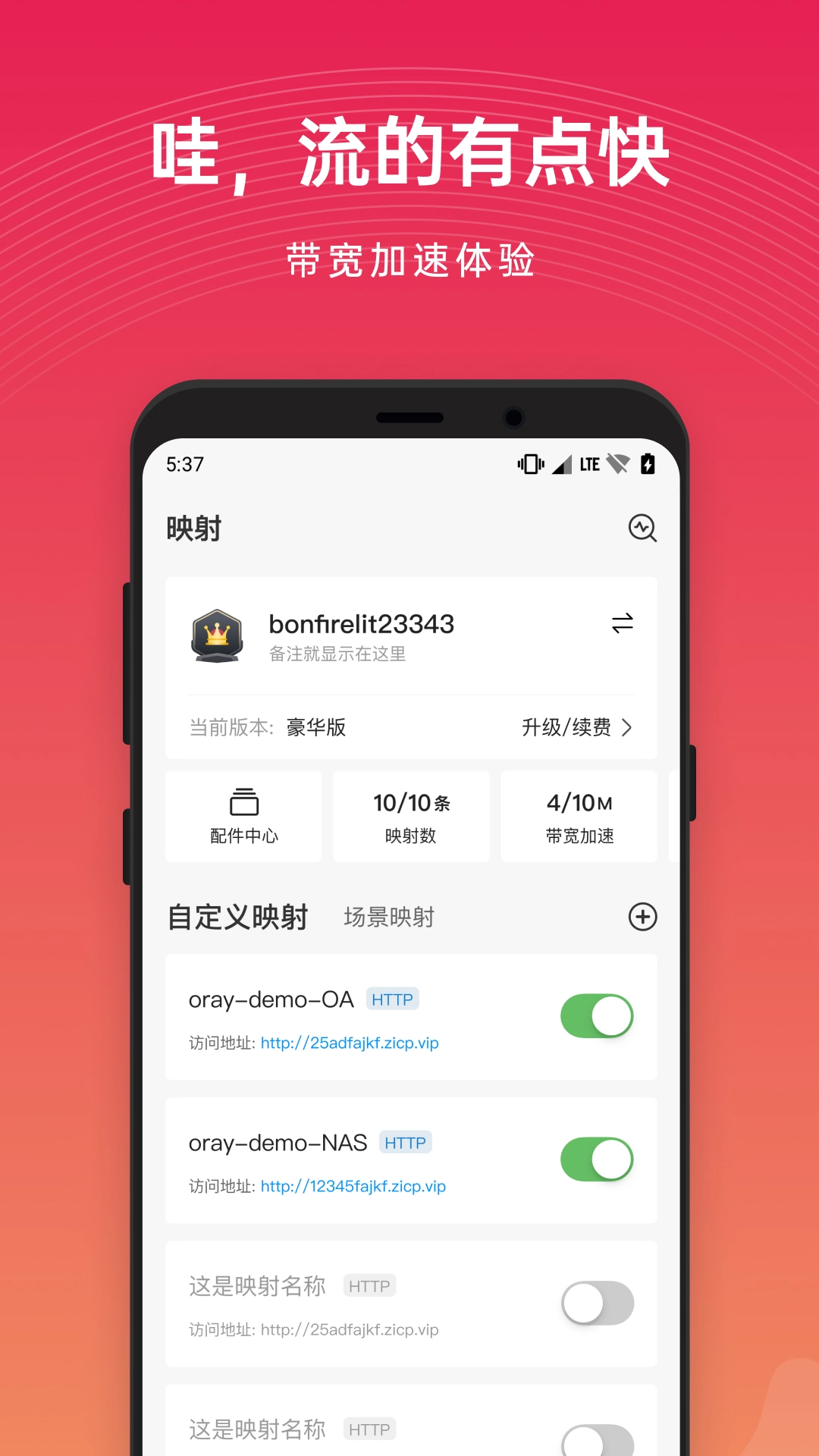 贝锐花生壳管理截图5