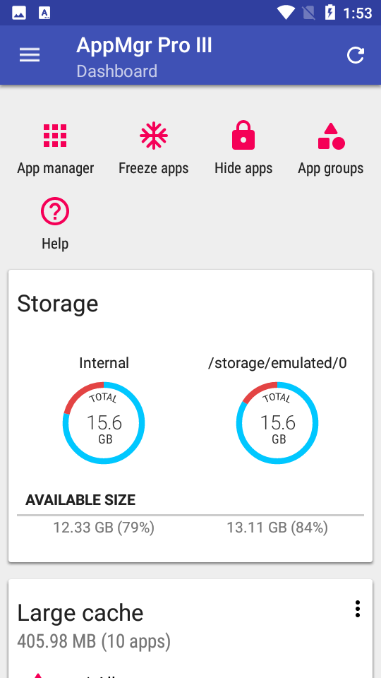 AppMgr Pro III(全面管理) 截图1