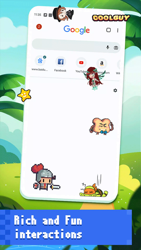 pixel shimeji桌面宠物截图2
